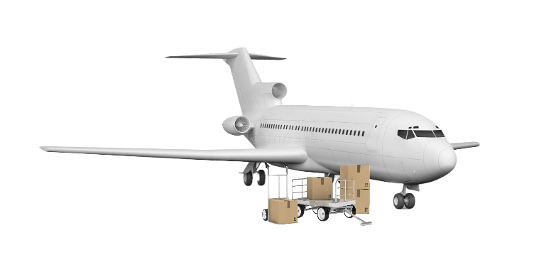 transporte aéreo, logística y transporte